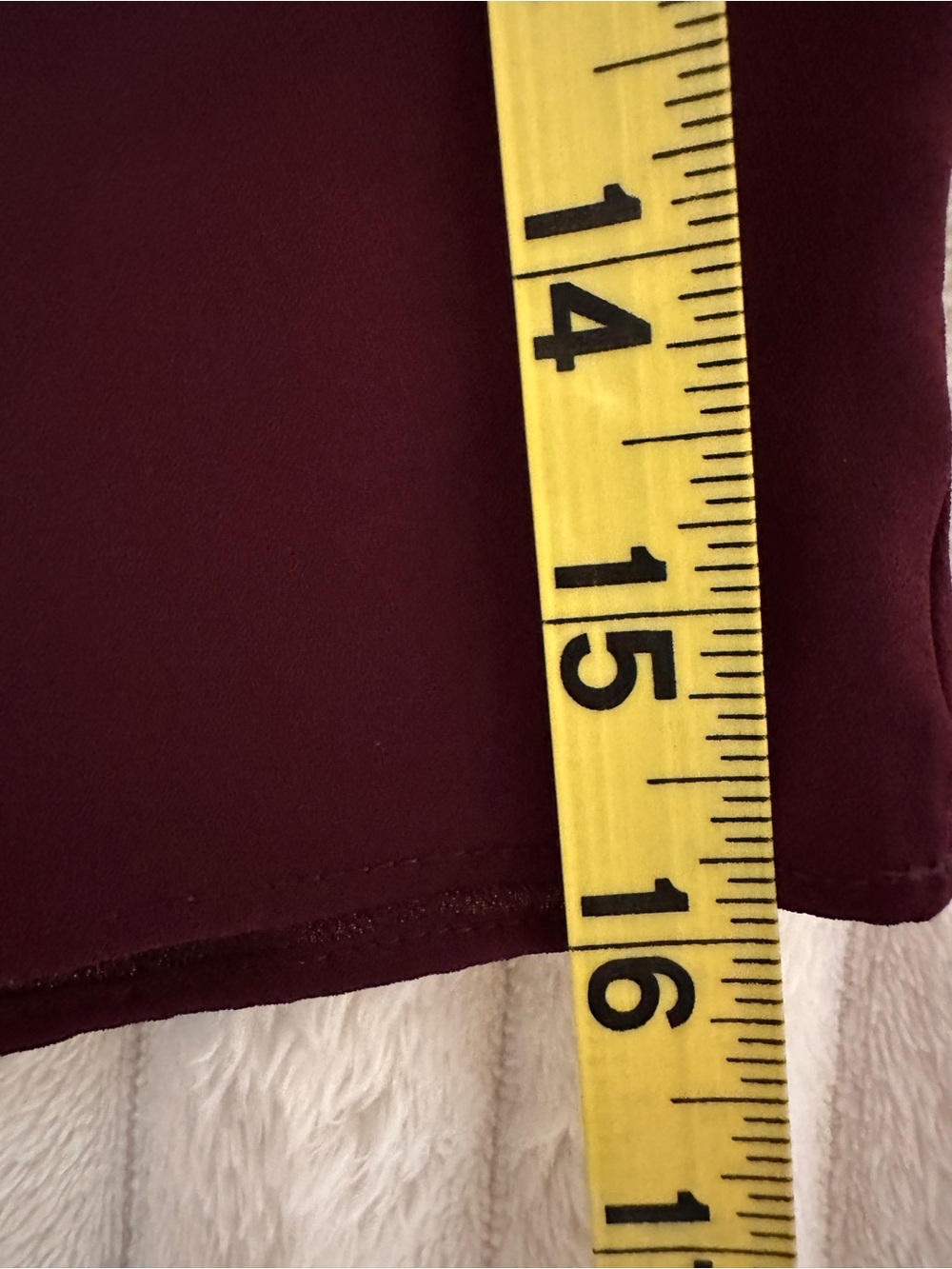 LAUREN Ralph Lauren Burgundy Bow-Tie Pintuck Blouse - Picture 8 of 9